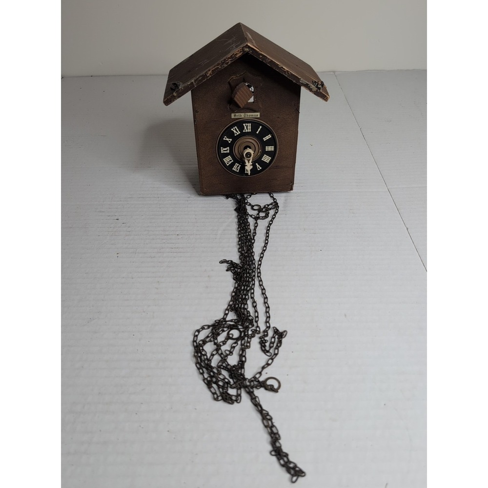 Vintage August Schwer Regula Cuckoo Clock Seth Thomas Made In Germany 34/1/73